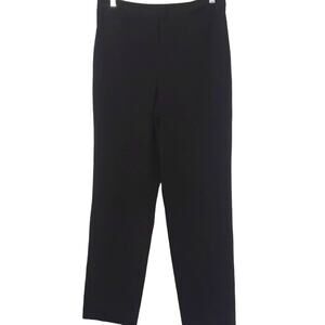 Talbots Sz 10 Women Stretch Black Highrise Straight Leg Career Office Wear Pants